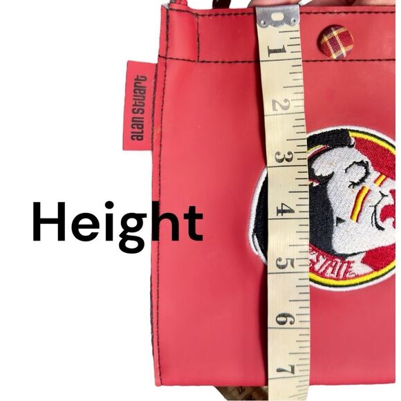 Alan Stuart Florida State University Maroon Tote with Embroidered Seminole Logo - Picture 7 of 10